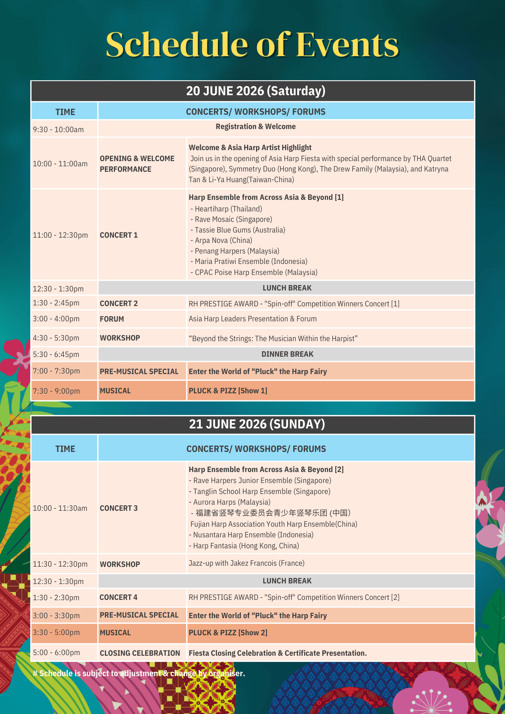 Asia Harp Fiesta 2026